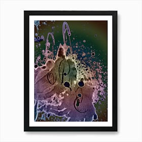 Alcohol Ink Abstraction 12 Art Print