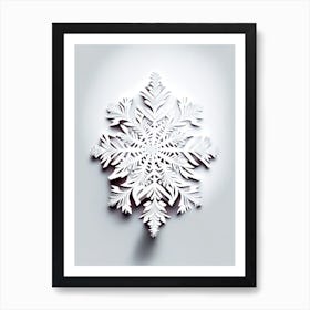 Fragile, Snowflakes, Marker Art 2 Art Print