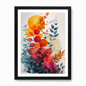 Abstract Watercolor Painting 3 Art Print