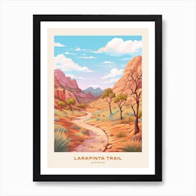 Larapinta Trail Australia Hike Poster Art Print