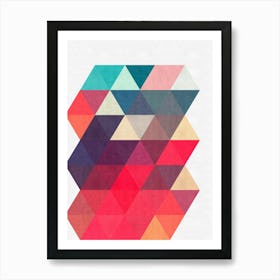 Triangle geometry 3 Art Print