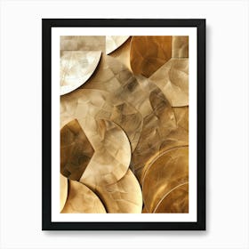 Gold Leaf 2 Art Print