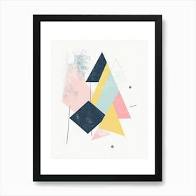 Abstract Geometric Print 3 Art Print