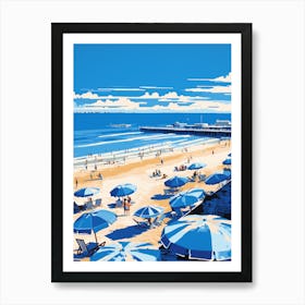 A Picture Of Broadstairs Beach Kent 1 Art Print