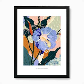 Colourful Flower Illustration Poster Morning Glory 5 Art Print