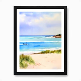 Fisherman'S Beach, Australia Watercolour Art Print