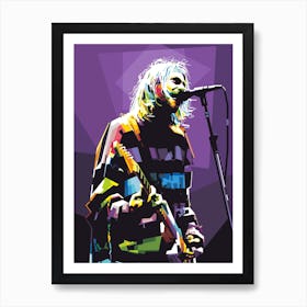 GRUNGE NEVER DIES Art Print