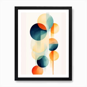 Abstract Circles Art Print