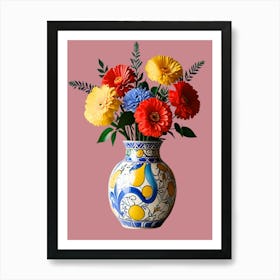 Flowers In A Vase 21 Art Print