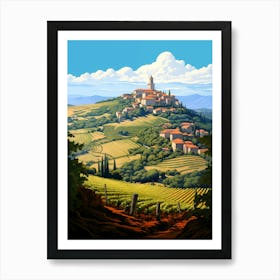 Tuscan Countryside Art Print