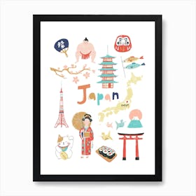 Travel Japan Art Print