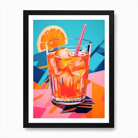 Aperol Colour Pop 3 Art Print