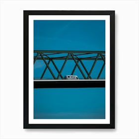 Camper Crossing The Kiel Canal Art Print