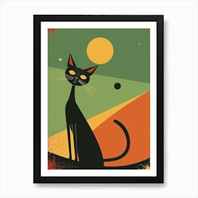 Cat In Space 7 Art Print