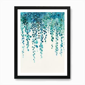 Ivy Watercolor Painting Poster