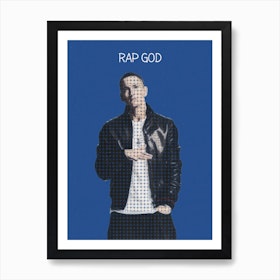 Eminem Rap Hip Hop Singer Musician Art Print by Artkreator - Fy
