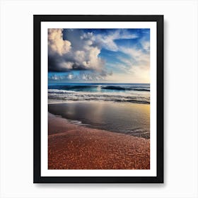 Sunset At The Beach 15 Art Print