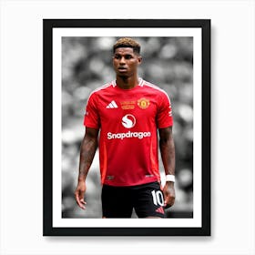 Marcus Rashford Manchester United Art Print