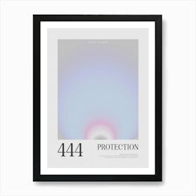 Aura Poster Apartment Decor Angel Numbers Aesthetic Posters Buddha Wall Art Y2k Decor Aura Print Angel Number 444 Affiche