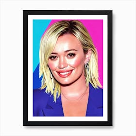 Hilary Duff Pop Movies Art Movies Art Print