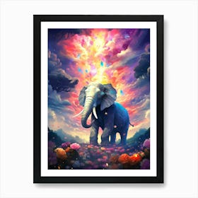 Elephant In The Sky 1 Art Print