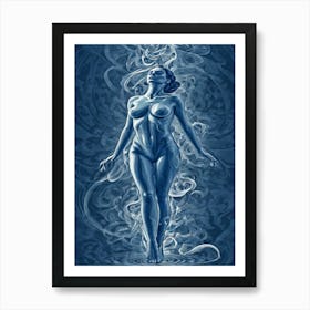 Nymph in Blue Art Print