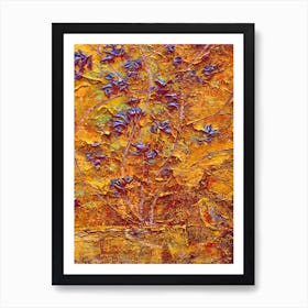 Bougainvillea in Blue Art Print