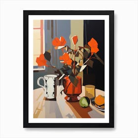 Autumn Kitchen Still Life Painting 4 Art Print