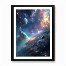 Nebula Star Art Print