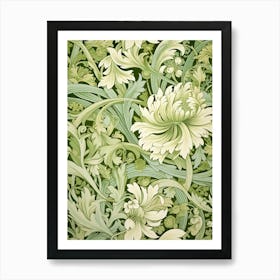 Floral Wallpaper 60 Art Print