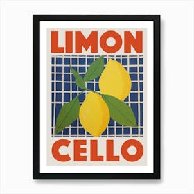 Lemon Cello Art Print