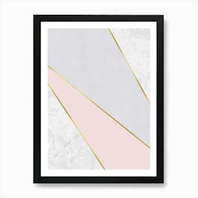 Modern geometric art 3 Art Print