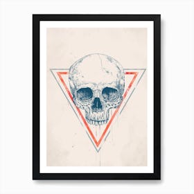 Skull in Triangle II Art Print