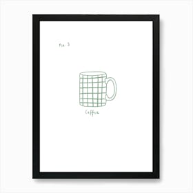 Coffee Mug Kitchen Print Affiche