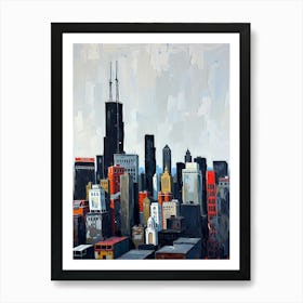 Urban Skyline 1 Art Print