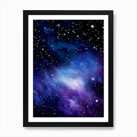 Galaxy In Space Art Print