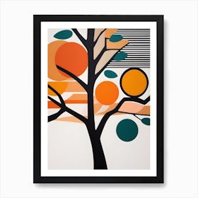 'Sunrise' Tree Of Life Abstract 1 Art Print