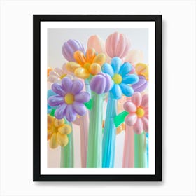 Dreamy Inflatable Flowers Gypsophila Art Print
