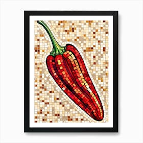 Red Chili Pepper 3 Art Print