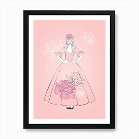 Pink Princess Art Print