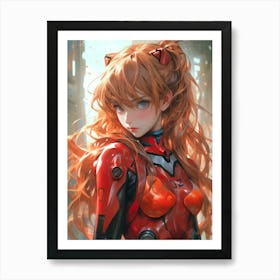 Anime Asuka Art Print