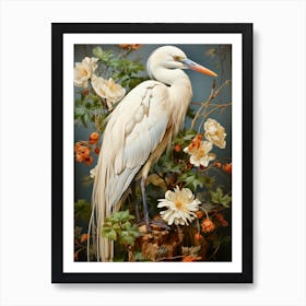 White Heron Art Print