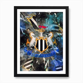 Newcastle United Art Print