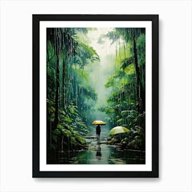 Rain In The Jungle Art Print