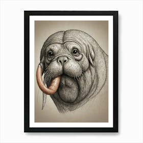 Walrus 2 Art Print