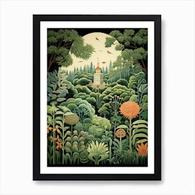 Bellingrath Gardens Usa Henri Rousseau S Style   Art Print