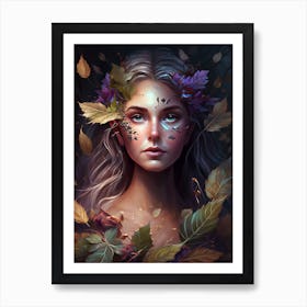 A charming fairy in the forest. 16 Poster