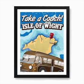 Take A Coach Isle Of Wight Art Print