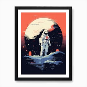 Beyond the Horizon: Astronaut's Expedition Art Print