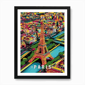 Paris Eiffel Tower Art Print